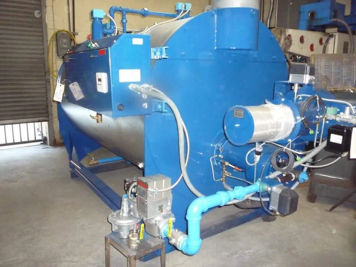 Large Scotch fuel-fired boiler with PowerFlame burner